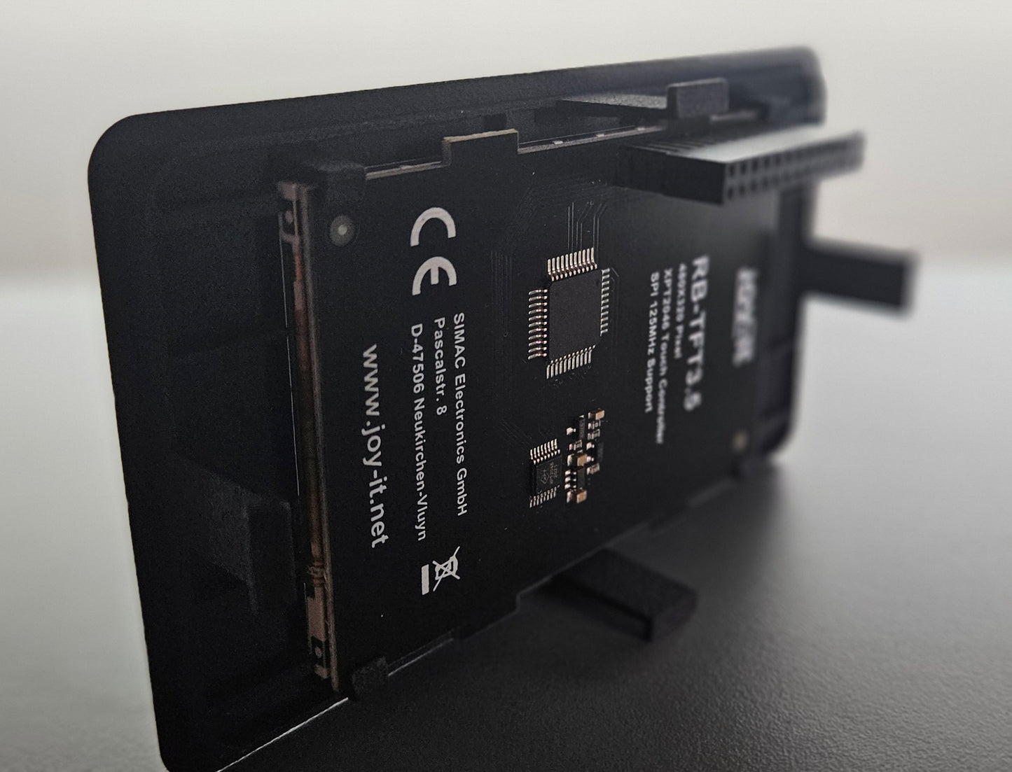 Installation frame including 3.5" display