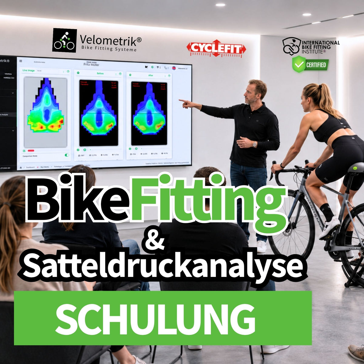 01 | Ticket: Velometrik Bike-Fitting- & Satteldruckanalyse-Schulung